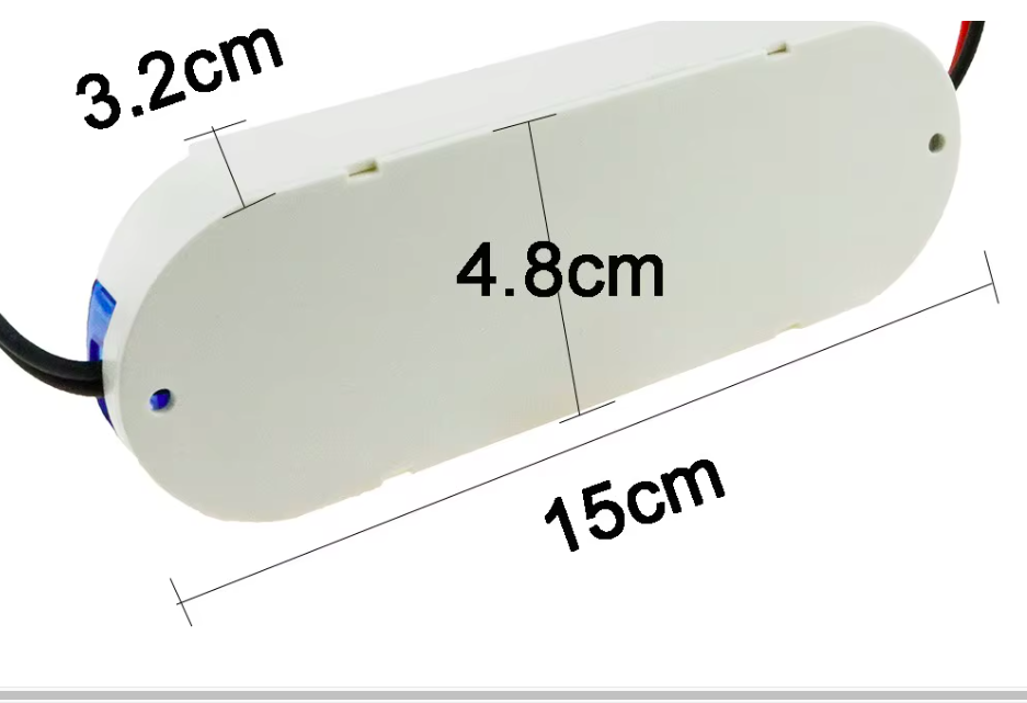 Fuente de alimentación para  plástica LED, DC12V/60W/5A
