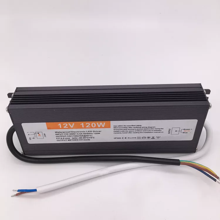 Fuente de alimentación IP67, DC12V/120W/10A